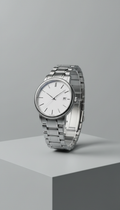 Stainless Steel Ultra-Slim Watch