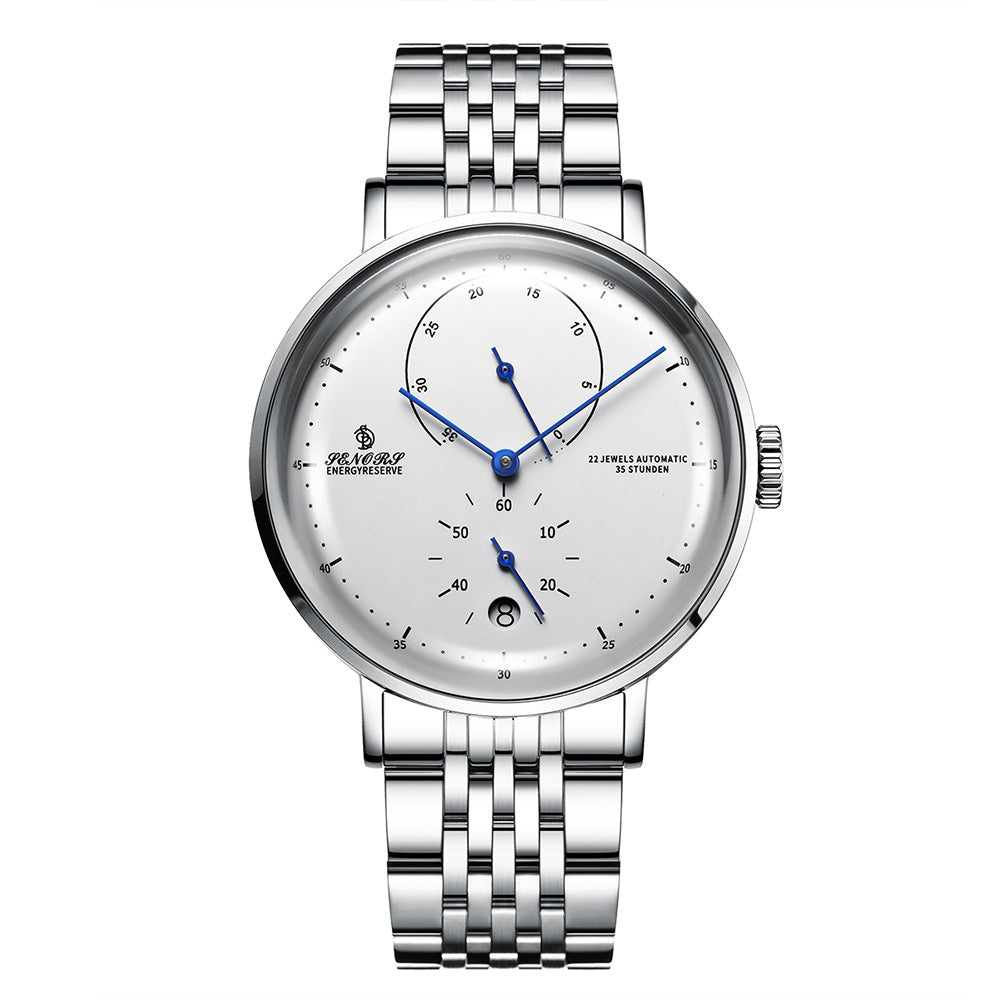 Reloj de hombre de moda con cristal curvo y negocios
