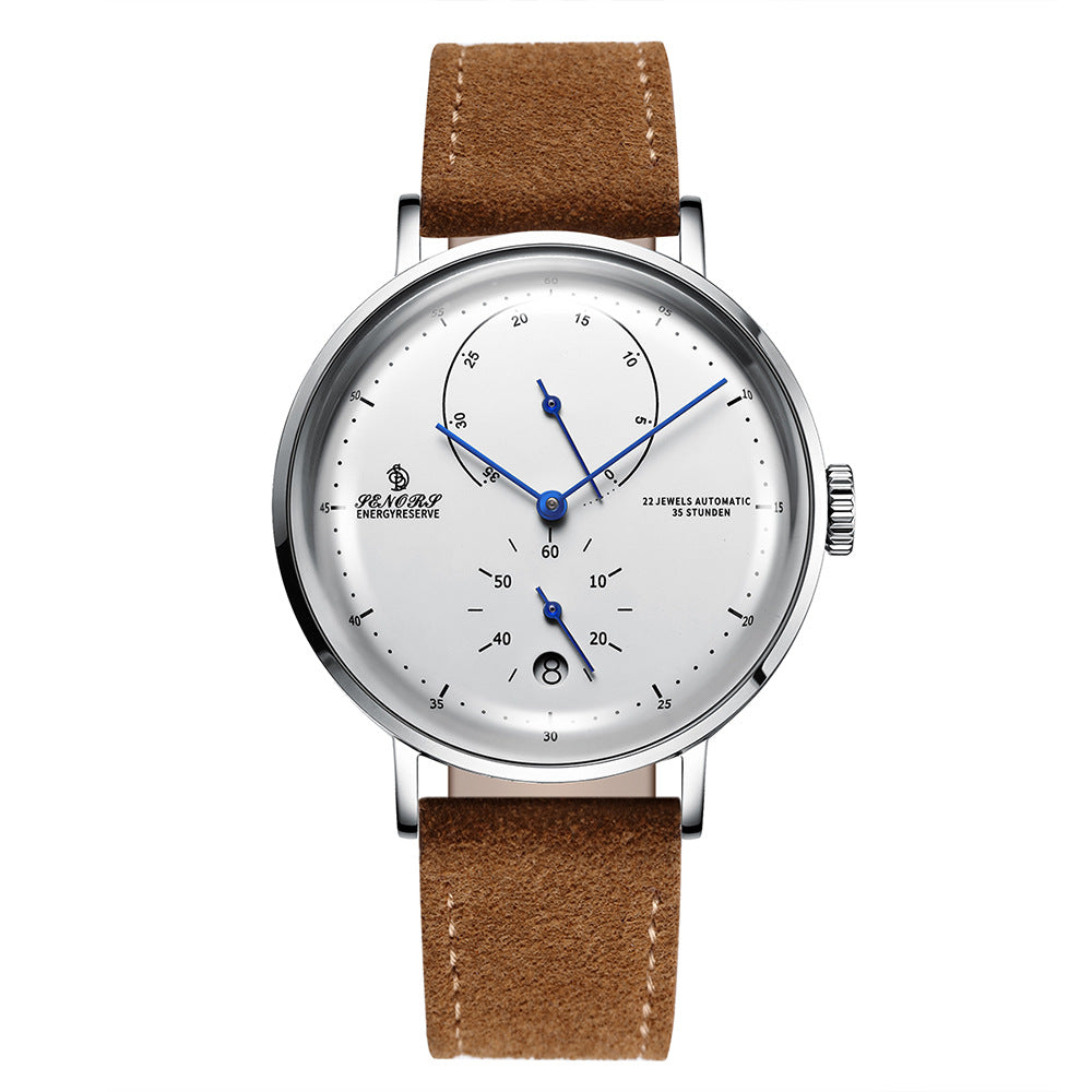 Reloj de hombre de moda con cristal curvo y negocios