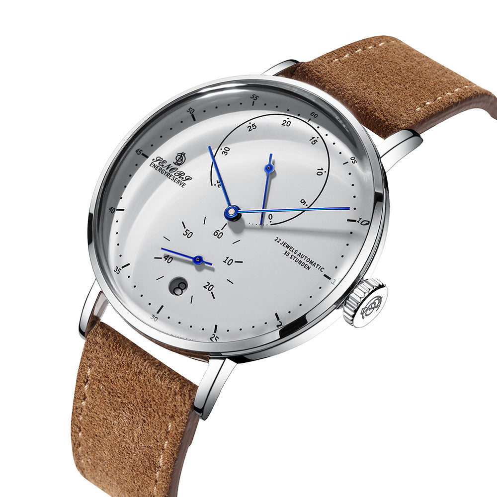 Hot Curved Glass Business Fashion Men's Watch