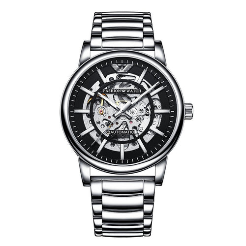 Black Samurai Automatic Hollow Men's Watch